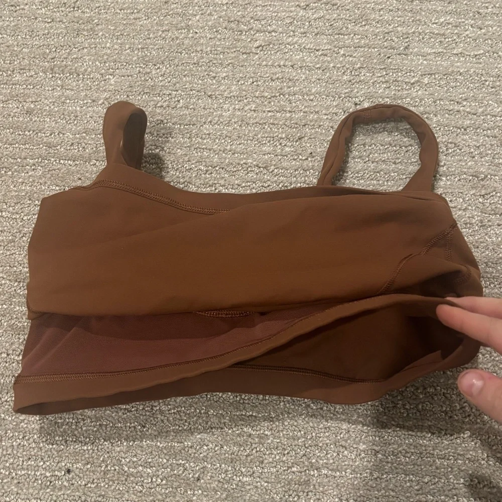 lululemon athletica Brown V‑neck Cropped Tank - Picture 5 of 7